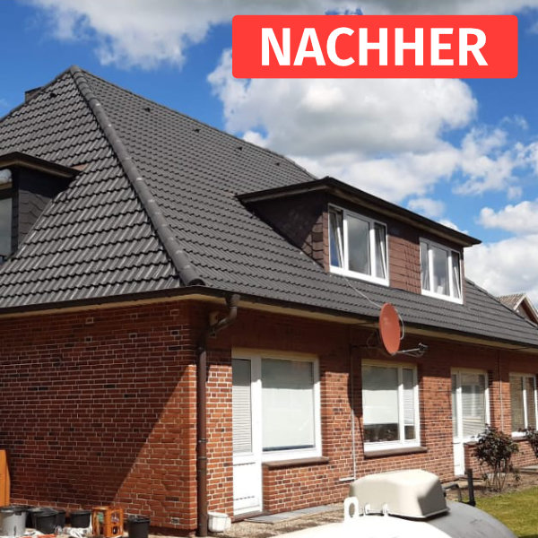 Dach nach der Dachbeschichtung Frankfurt (Oder)